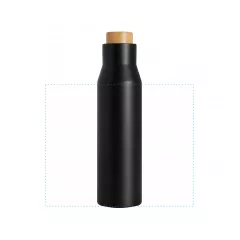 centered around the bottle