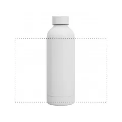 centered around the bottle