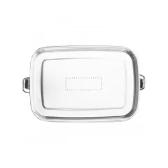 on the metal part of the lid