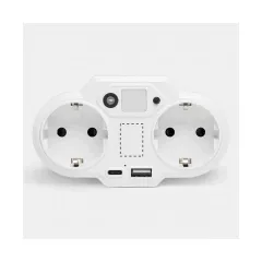 centered on the front side