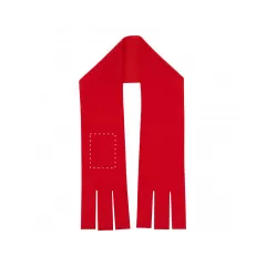 on the scarf