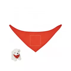 on the scarf