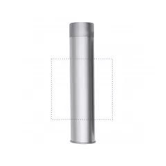 centered on the metal part
