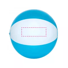 centered on the white part
