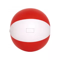 centered on the white part