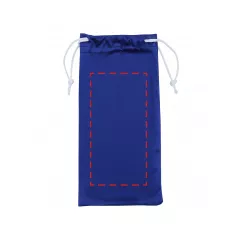 centered on the bag