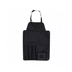 on the bag with the glove