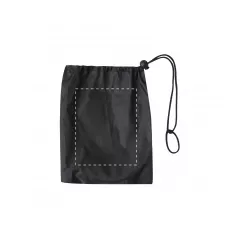 centered on the bag