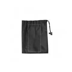 centered on the bag