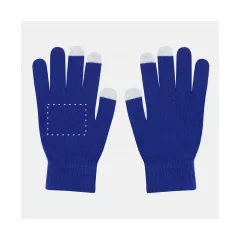 centered on the glove