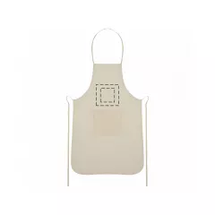 wysrodkowany nad przednia kieszenia