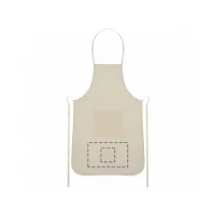 below the front pocket