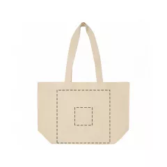 centered on the back side