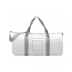 centered on front between straps