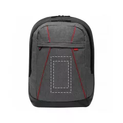 centered on the big front pocket