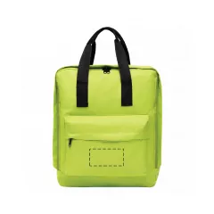 centered on the front pocket