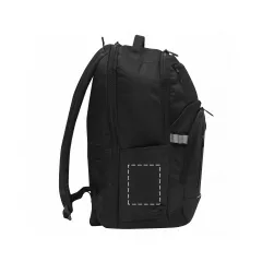 centered on the left side of the pocket