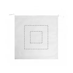 centered on the front side