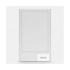 centered on bottom of the item