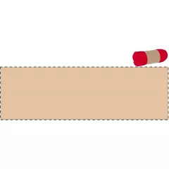 Niestandardowa papierowa opaska kraft