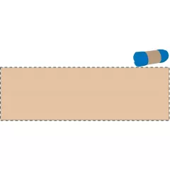 Niestandardowa papierowa opaska kraft