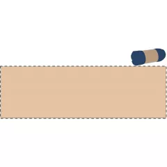 Niestandardowa papierowa opaska kraft