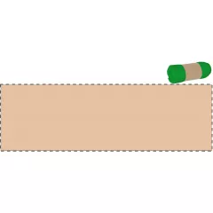 Niestandardowa papierowa opaska kraft