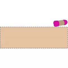 Niestandardowa papierowa opaska kraft