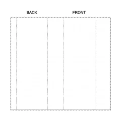 Niestandardowa papierowa opaska