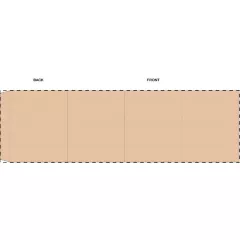 Niestandardowa papierowa opaska kraft