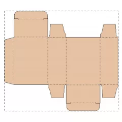 Niestandardowe pudełko kartonowe kraft