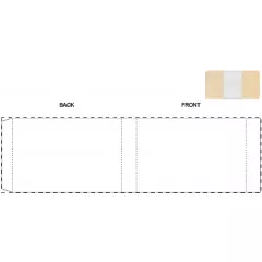 Niestandardowa papierowa opaska