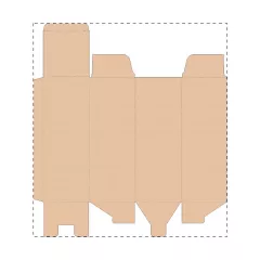 Niestandardowe pudełko z tektury falistej kraft