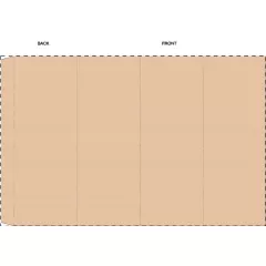 Niestandardowa papierowa opaska kraft