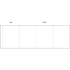 Niestandardowa papierowa opaska