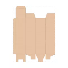 Niestandardowe pudełko z tektury falistej kraft