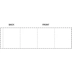 Niestandardowa papierowa opaska