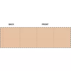Niestandardowa papierowa opaska kraft