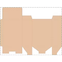 Niestandardowe pudełko z tektury falistej kraft