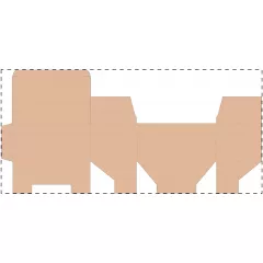 Niestandardowe pudełko z tektury falistej kraft
