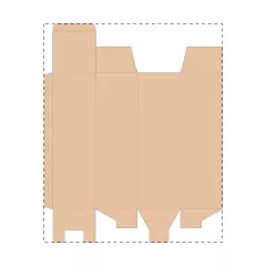 Niestandardowe pudełko z tektury falistej kraft