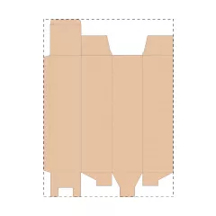 Niestandardowe pudełko z tektury falistej kraft