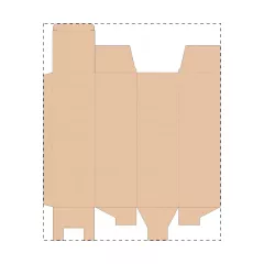 Niestandardowe pudełko z tektury falistej kraft