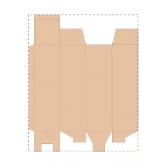 Niestandardowe pudełko z tektury falistej kraft