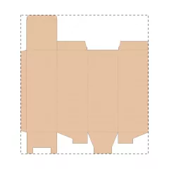 Niestandardowe pudełko z tektury falistej kraft