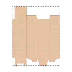 Niestandardowe pudełko z tektury falistej kraft