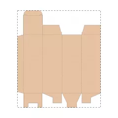 Niestandardowe pudełko z tektury falistej kraft