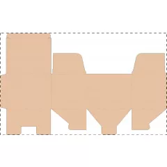 Niestandardowe pudełko z tektury falistej kraft