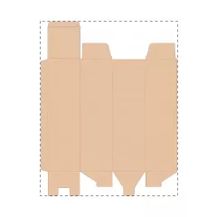 Niestandardowe pudełko z tektury falistej kraft