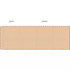 Niestandardowa papierowa opaska kraft